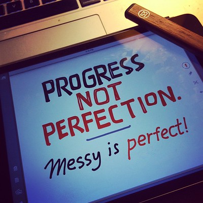 Progress not perfection by Mike Rohde
